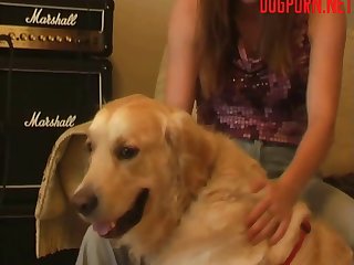 Piss All Over The Dogs Face. Appearing To Love It